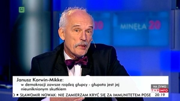 Janusz Korwin-Mikke nigdy nie będzie rządził
